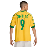 Camisa Brasil Home 1998/99 R0NALDO #9 - Versão Retrô