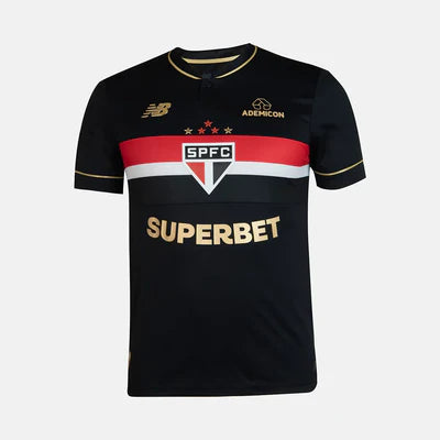 Combo São Paulo Home+Away+Third 2025/26 Com Patrocinios - Versão Torcedor