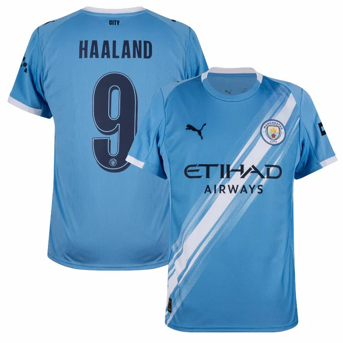 Camisa Manchester City 25/26 I Home HAALAND #9 - Versão Torcedor