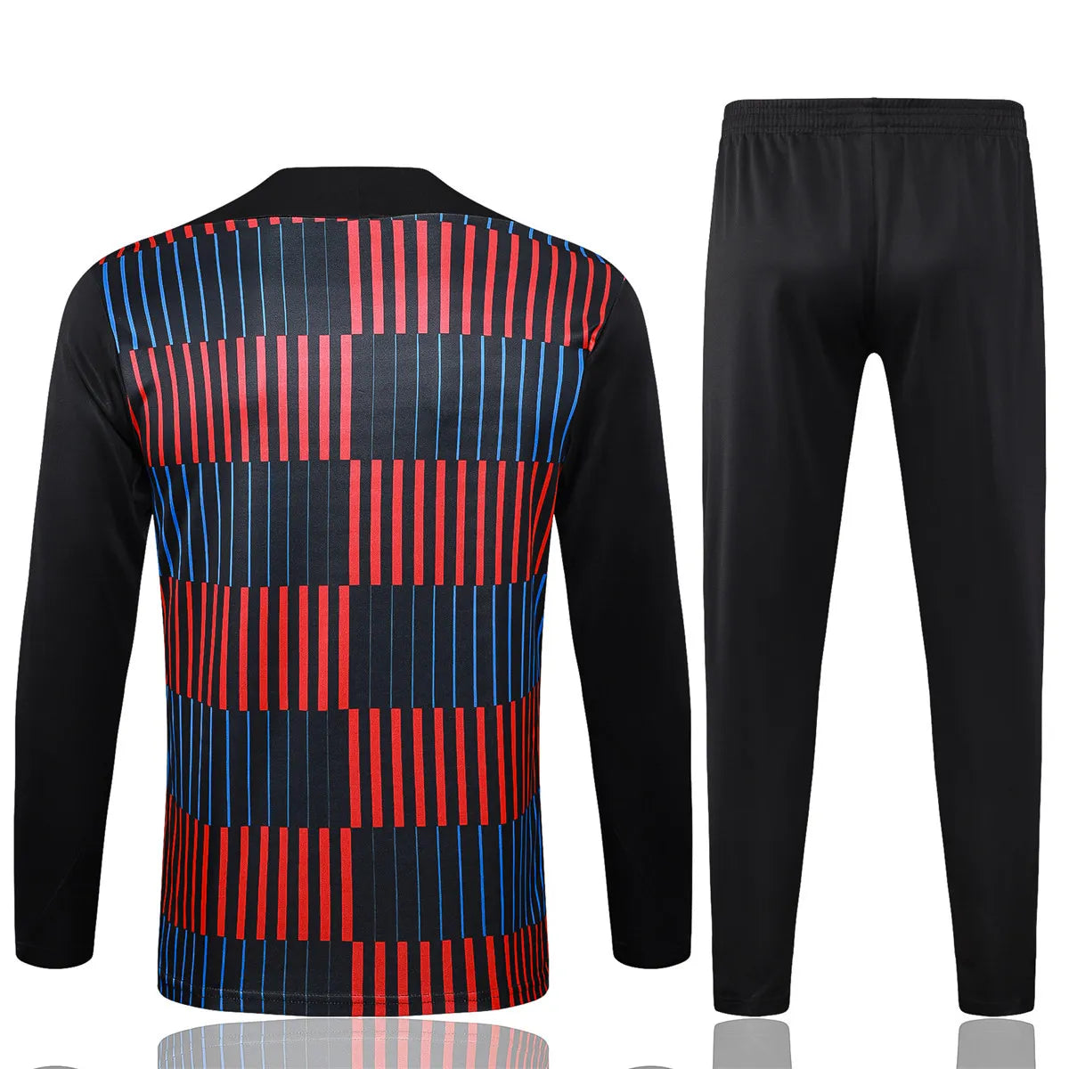 Agasalho Barcelona 2024/25 Preto Listrado- Com Fecho