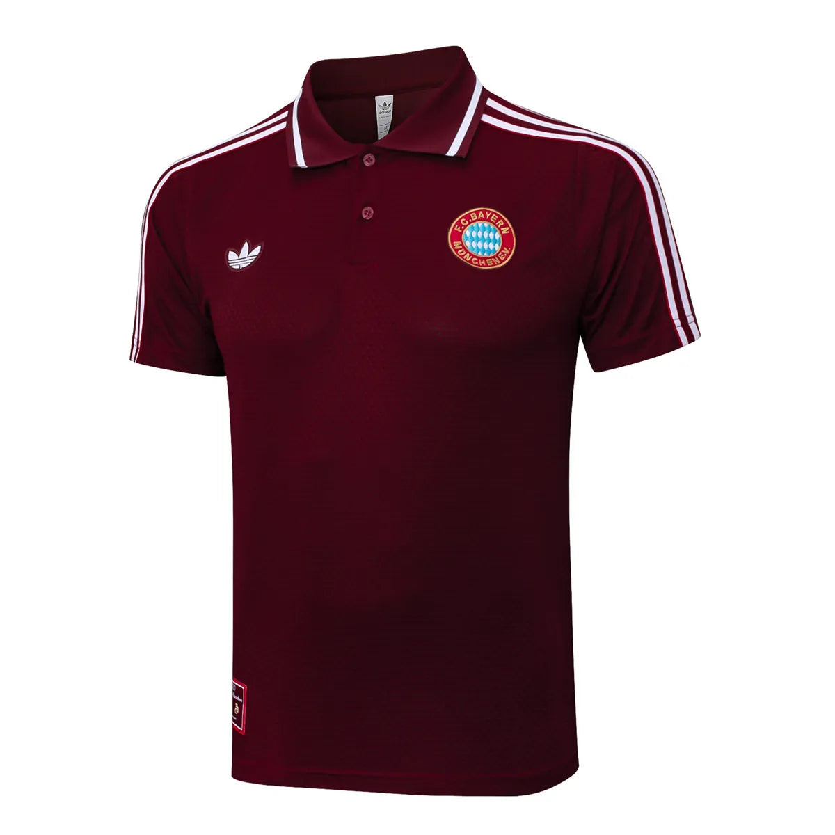 Camisa Bayern de Munique 2025/26 Edição Polo Borgonha