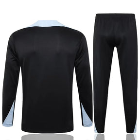 Agasalho Barcelona 2024/25 Preto  - Com Fecho