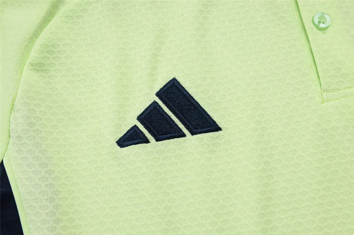 Camisa Real Madrid 2025/26 Edição Polo - Verde Claro - Versão Torcedor