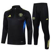 Agasalho Manchester United 2025/26 Preto - Com Fecho