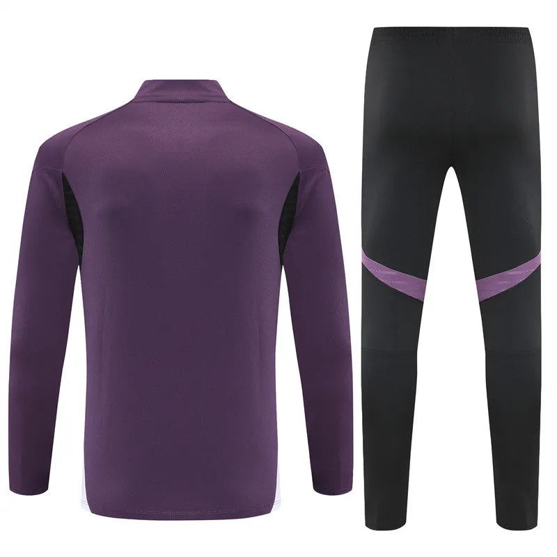 Agasalho Manchester United 2025/26 Roxo - Com Fecho