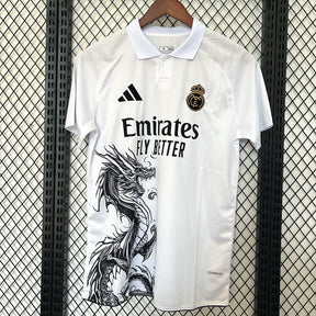 Camisa Real Madrid 2025/26 White Dragon - Edição Especial