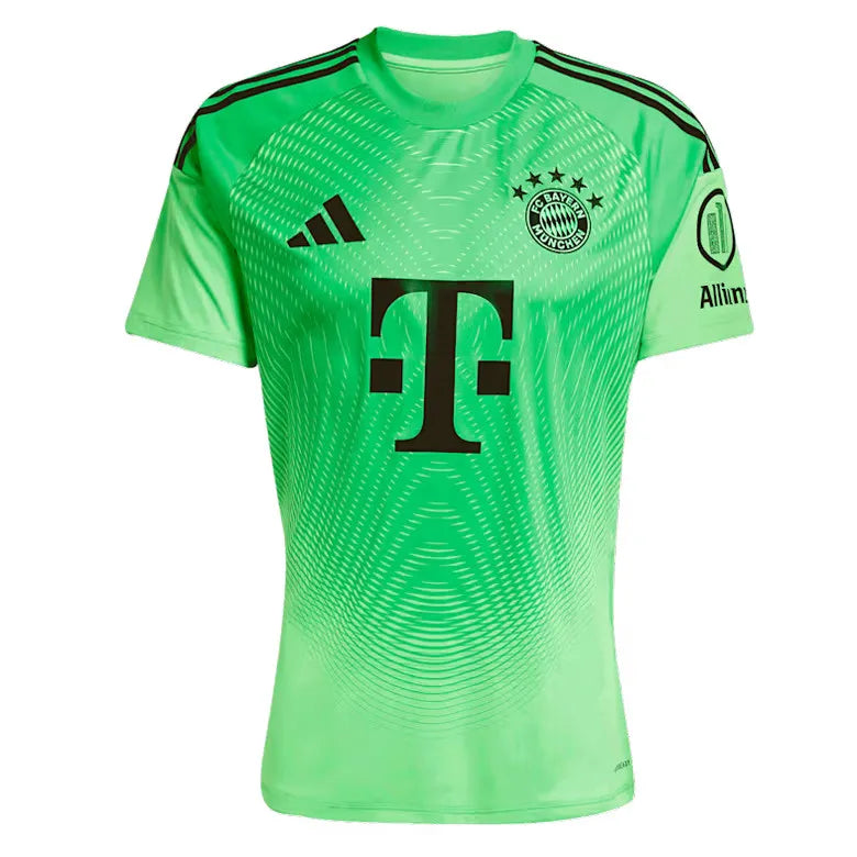 Camisa Bayern de Munique 2025/26 Goleiro - Verde - Versão Torcedor