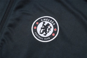 Agasalho Chelsea 2025/26 Cinza Escuro - Com Ziper