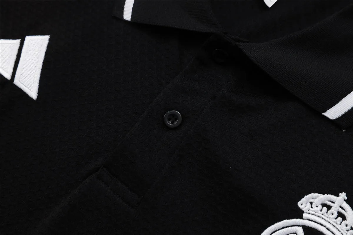 Camisa Real Madrid 2025/26 Edição Polo - Preto - Versão Torcedor