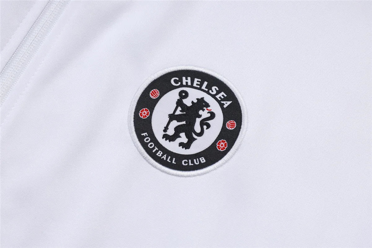 Agasalho Chelsea 2025/26 Branco - Com Ziper