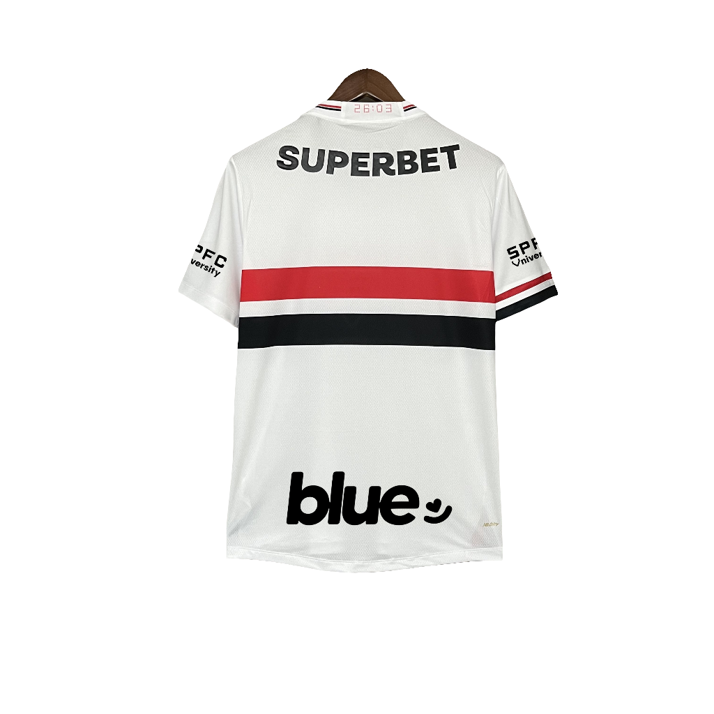 Camisa São Paulo 25/26 I Home - Todos os Patrocínios - Versão Torcedor