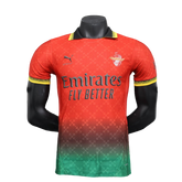 Camisa AC Milan 2024/25 Edição Comemorativa - Vermelho - Versão Jogador