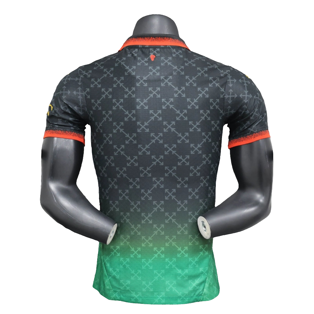 Camisa AC Milan 2024/25 Edição Comemorativa - Preto - Versão Jogador