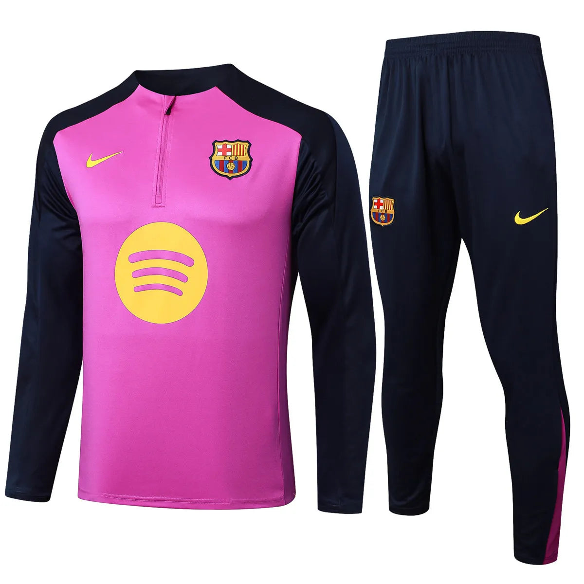 Agasalho Barcelona 2025/26 Rosa - Com Fecho