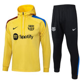 Agasalho Barcelona 2025/26 Amarelo - Moletom Com Capuz