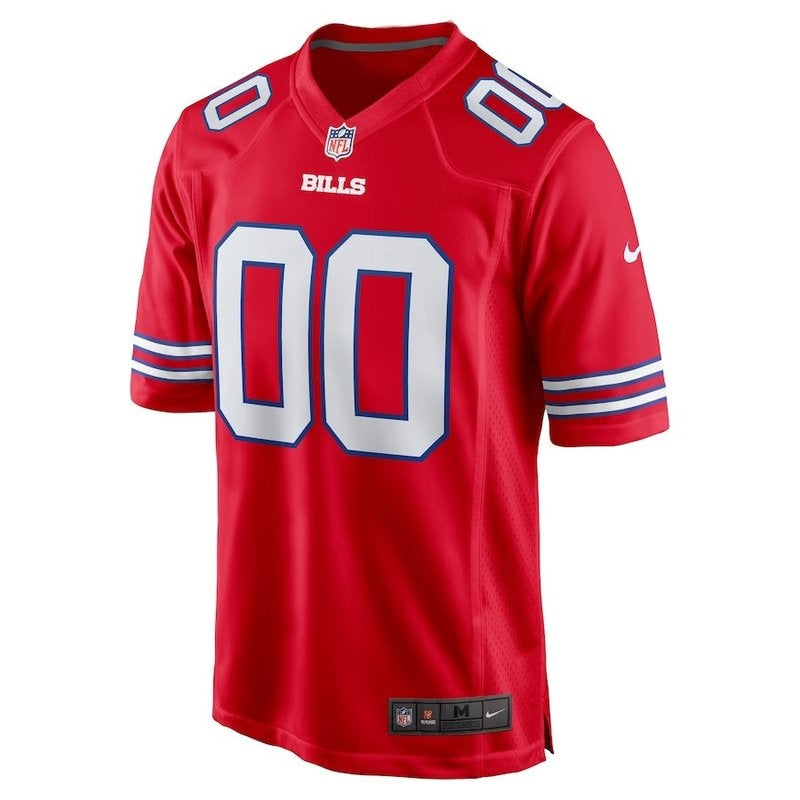 Buffalo Bills NFL Game Jersey Customizável - Vermelho