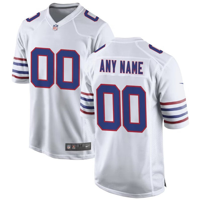 Buffalo Bills - Alternate Custom NFL Game Jersey - Branco