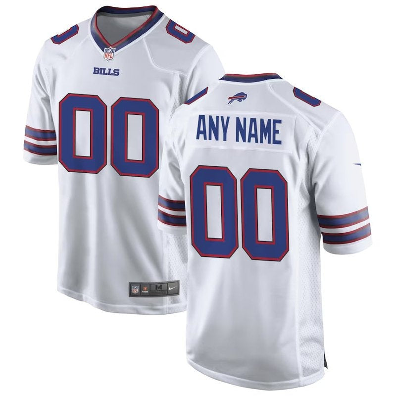 Buffalo Bills NFL Game Jersey Customizável - Branco