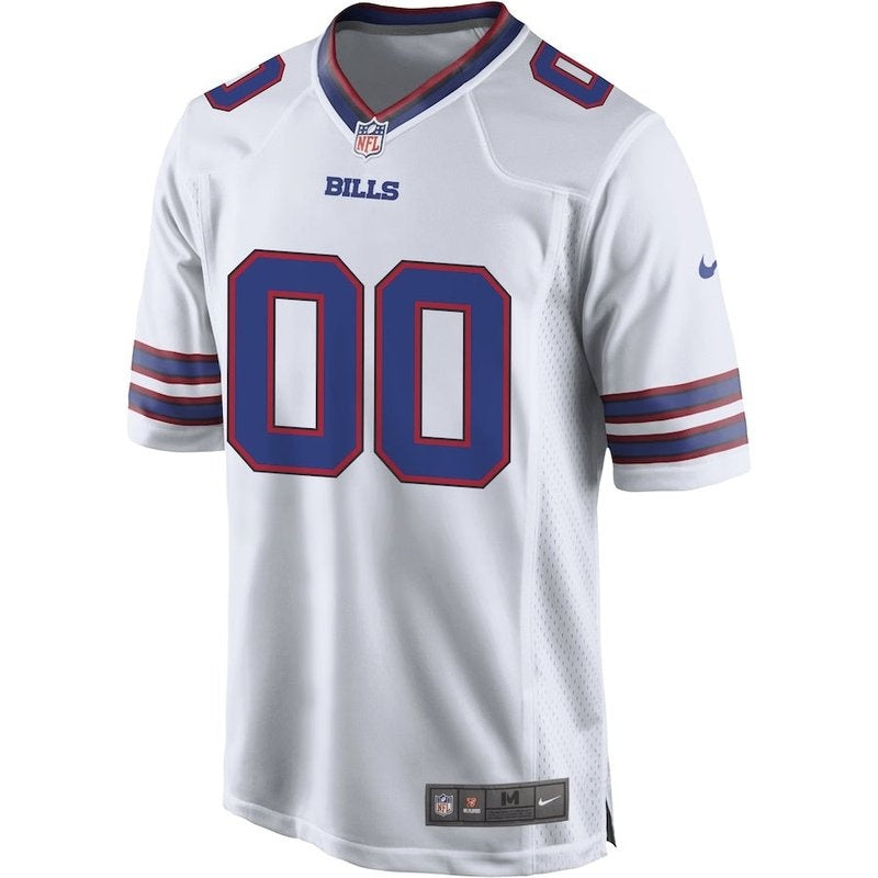 Buffalo Bills NFL Game Jersey Customizável - Branco