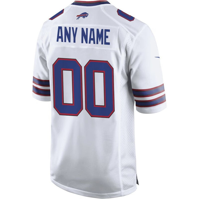 Buffalo Bills NFL Game Jersey Customizável - Branco
