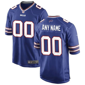 Buffalo Bills NFL Game Jersey Customizável - Azul