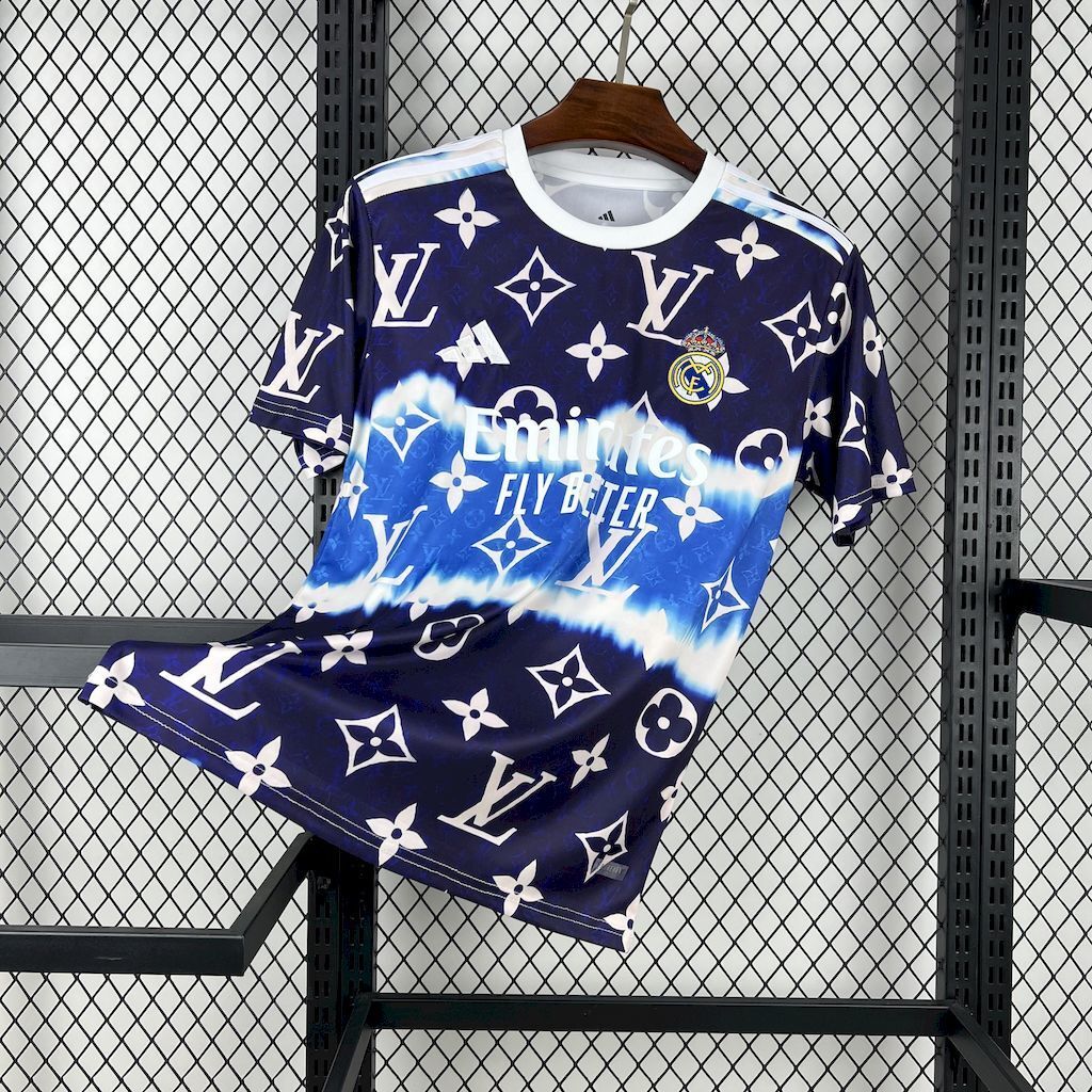 Camisa Real Madrid X LV 2025/26 Azul Marinho - Edição Especial