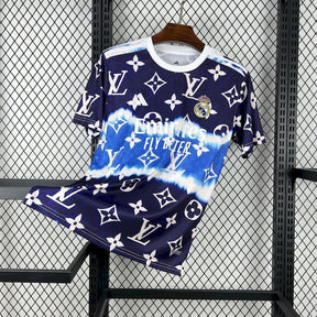 Camisa Real Madrid X LV 2025/26 Azul Marinho - Edição Especial