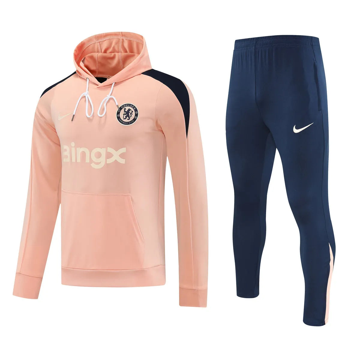 Agasalho Chelsea 2025/26 Rosa - Moletom Com Capuz