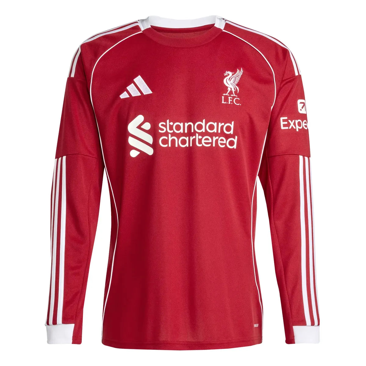 Camisa Liverpool 2025/26 I Home Manga Longa - Versão Torcedor