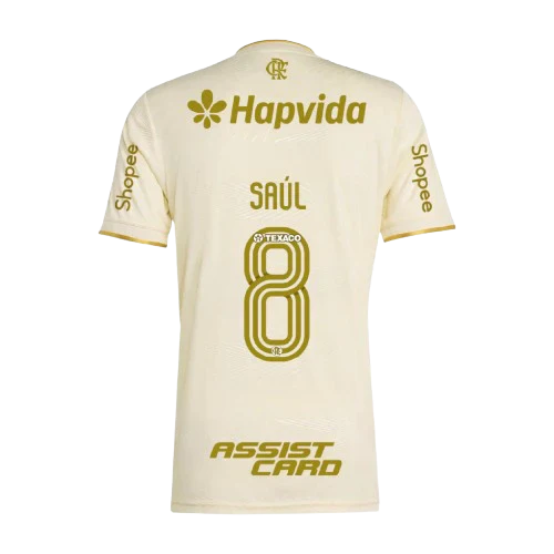 Camisa Flamengo 25/26 III Third SAUL #8 - Versão Torcedor