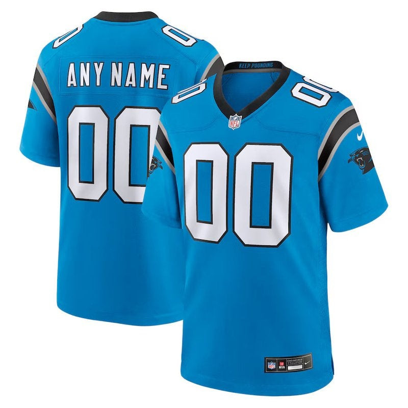 Carolina Panthers - Alternate Custom NFL Game Jersey - Azul