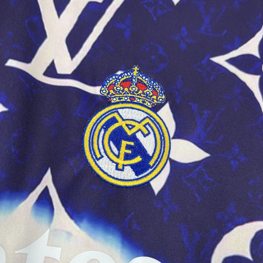 Camisa Real Madrid X LV 2025/26 Azul Marinho - Edição Especial