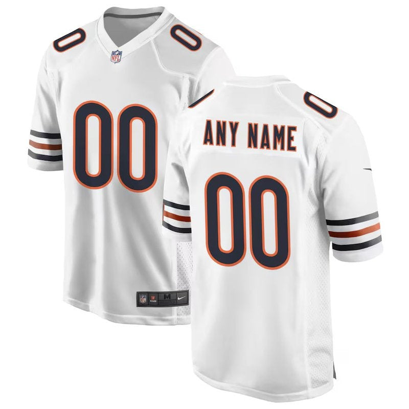 Chicago Bears - Custom NFL Game Jersey - Branco