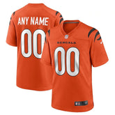 Cincinnati Bengals - Alternate Custom NFL Game Jersey - Laranja