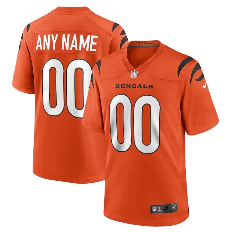 Cincinnati Bengals - Alternate Custom NFL Game Jersey - Laranja