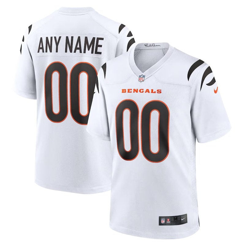 Cincinnati Bengals - Custom NFL Game Jersey - Branco