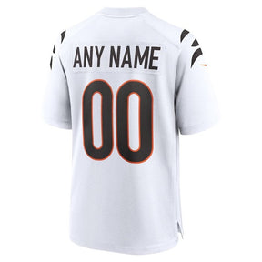 Cincinnati Bengals - Custom NFL Game Jersey - Branco