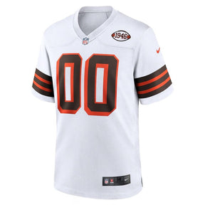 Cleveland Browns - 1946 Collection Alternate Custom NFL Jersey - Marrom - Branco