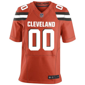 Cleveland Browns - Custom Alternate NFL Jersey - Marrom - Laranja