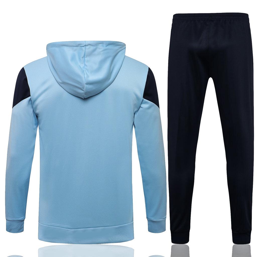 Agasalho Manchester City 21/22 Azul - Com Capuz