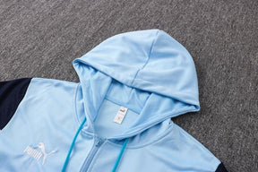 Agasalho Manchester City 21/22 Azul - Com Capuz