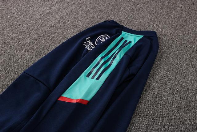 Agasalho Arsenal 21/22 Azul Escuro - Com Ziper