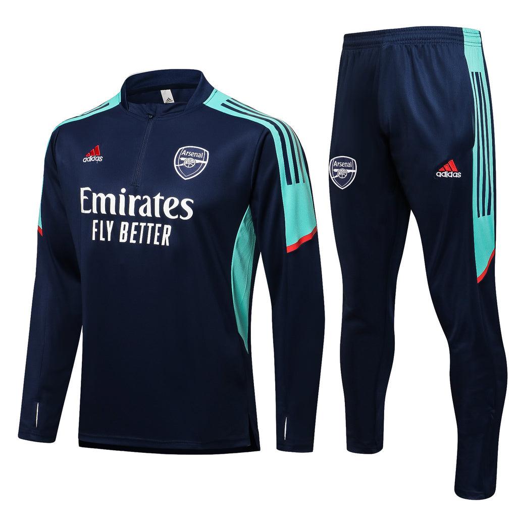 Agasalho Arsenal 21/22 Azul Escuro - Com Fecho