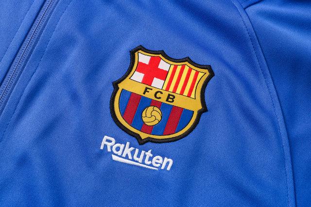 Agasalho Barcelona 2122 Azul Claro - Com Ziper