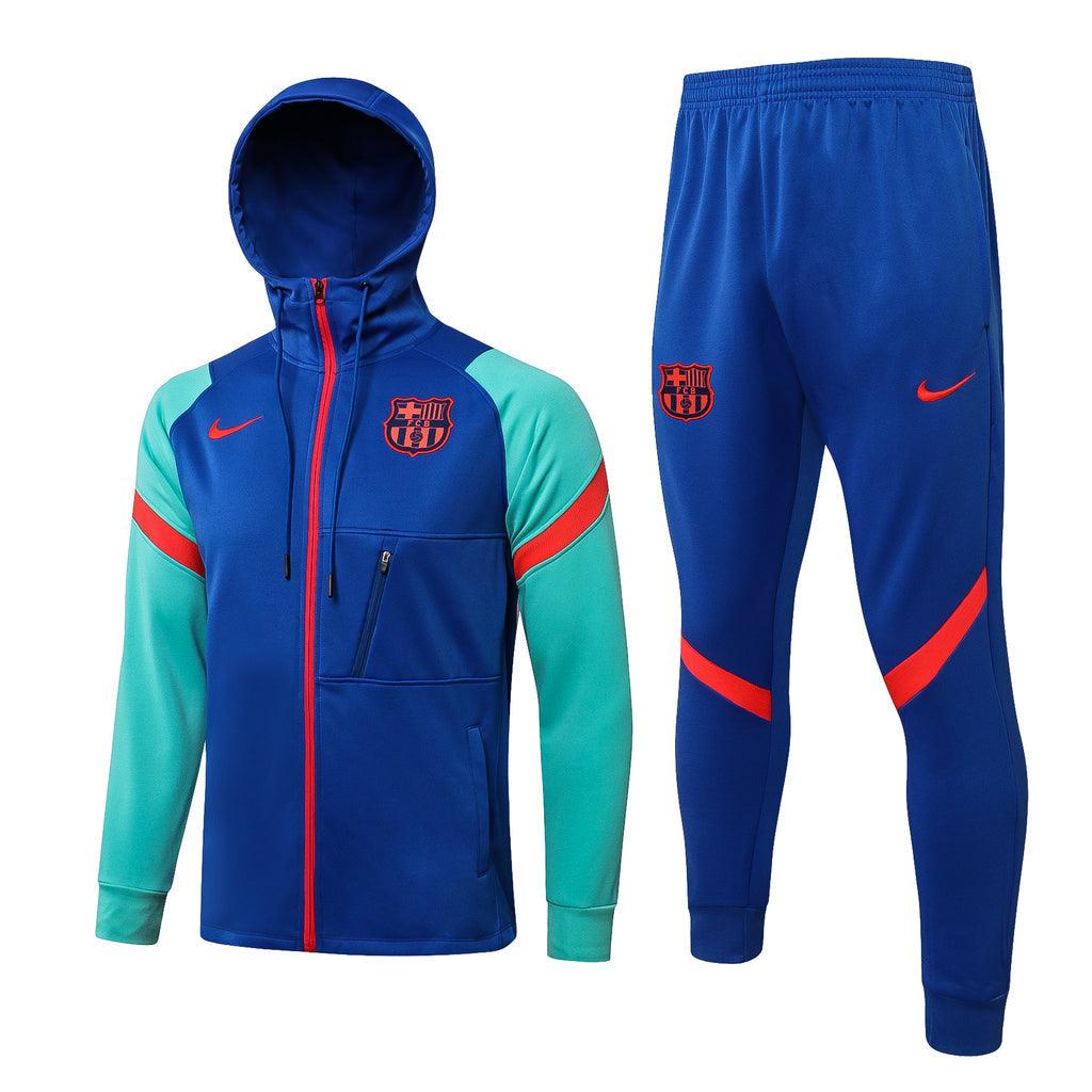 Agasalho Barcelona 21/22 Azul - Com Capuz