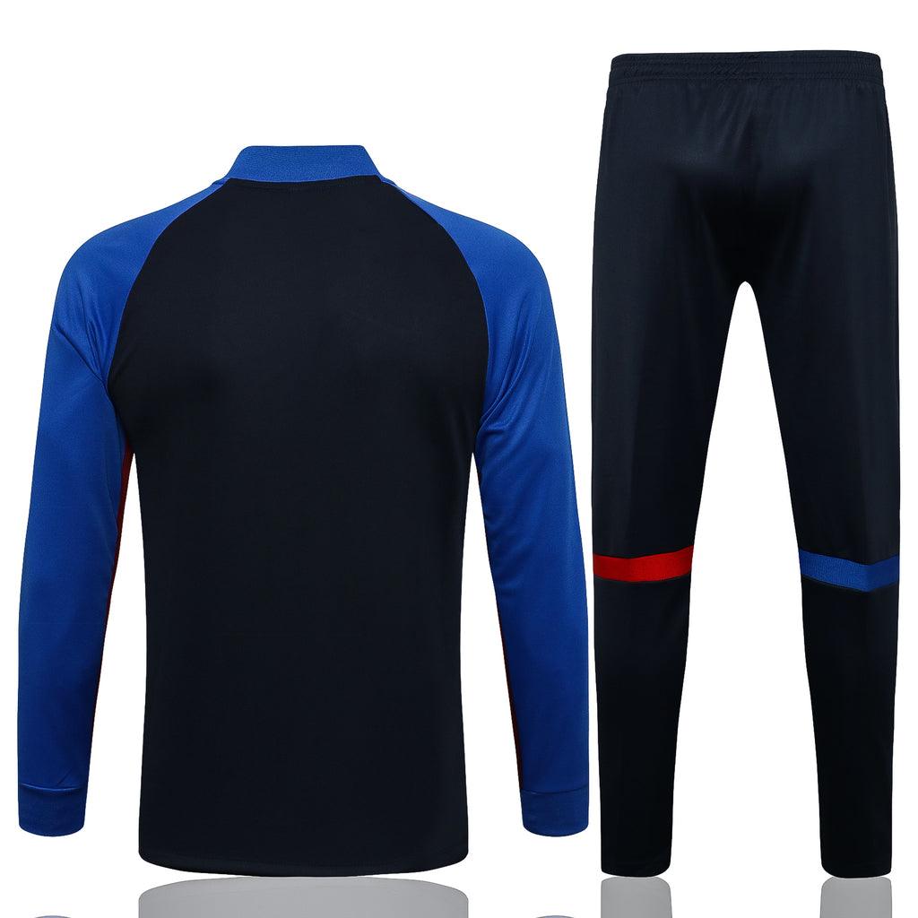 Agasalho Barcelona 21/22 Azul - Com Ziper