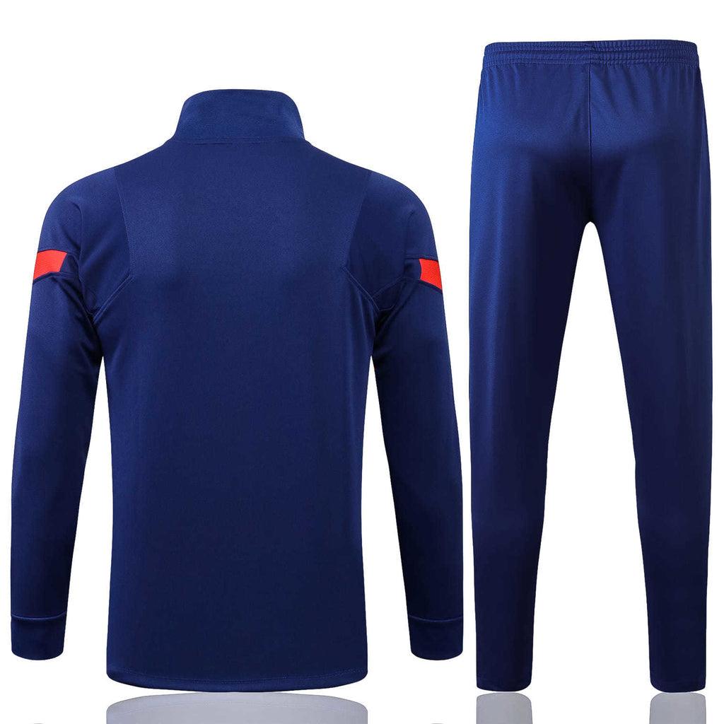 Agasalho Barcelona 2122 Azul Royal - Com Ziper