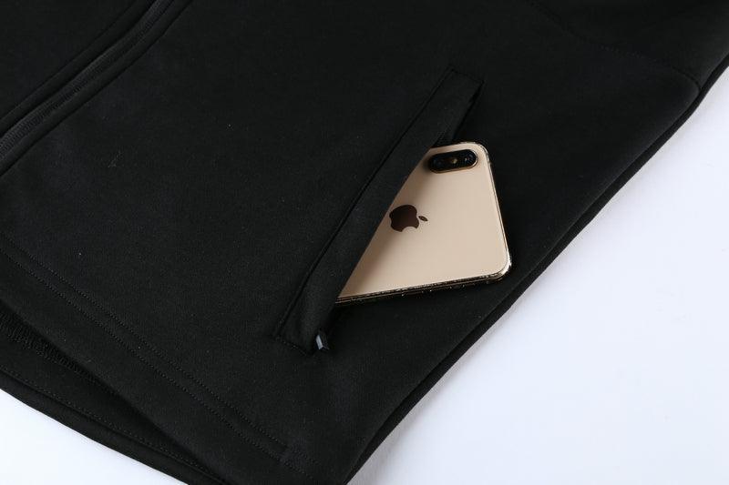 Agasalho Barcelona 21/22 Preta e Roxa - Com Fecho