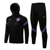 Agasalho Barcelona 21/22 Preta - Com Capuz