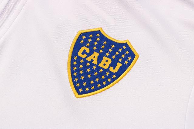 Agasalho Boca Juniors 21/22 Branco - Com Fecho